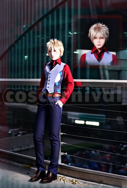 Academia: Two Heroes Katsuki Bakugo Cosplay cosplay costume from My Hero, front view 2