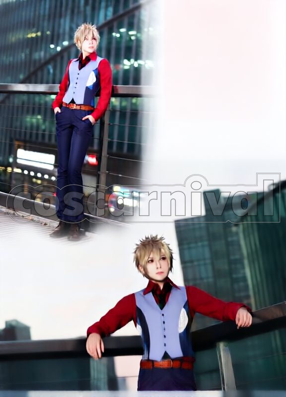 Academia: Two Heroes Katsuki Bakugo Cosplay cosplay costume from My Hero, front view 4