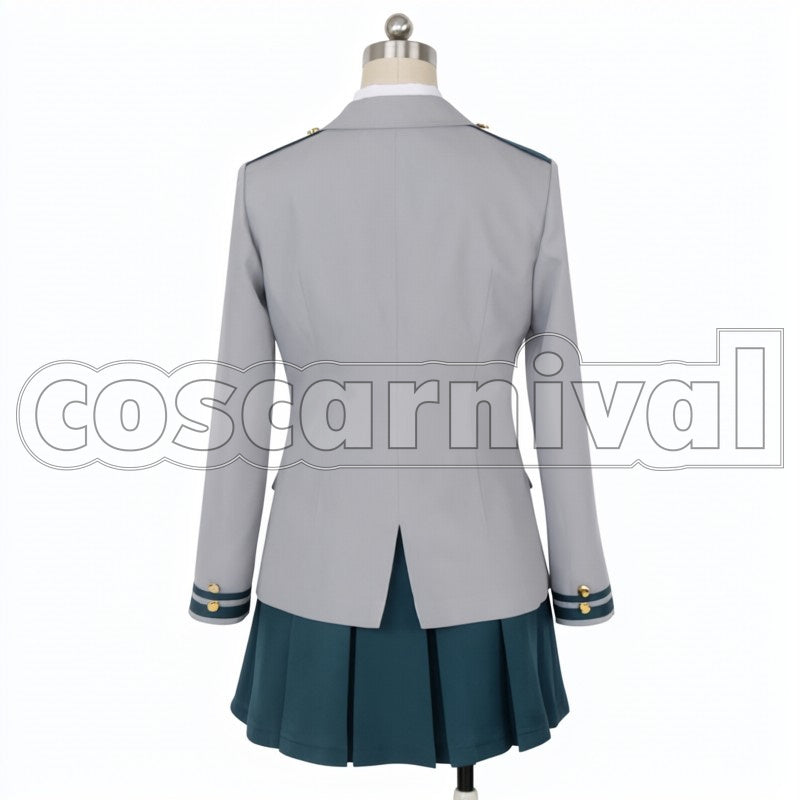 Ochaco Uraraka U.A. High School cosplay costume from My Hero Academia, back view