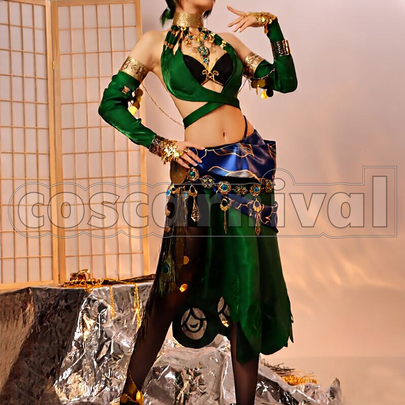 Matari Flawless Elegance Cosplay cosplay costume from NARAKA: BLADEPOINT, front view 2