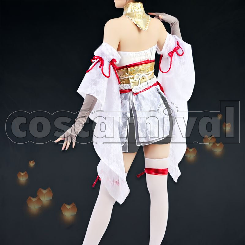 Tsuchimikado Kurumi Otaku Ramu Outfit Cosplay cosplay costume from NARAKA: BLADEPOINT, back view