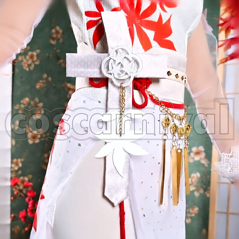 Viper Ning Maple Snowfall Cosplay cosplay costume from Naraka: Bladepoint, detail 1 view 2