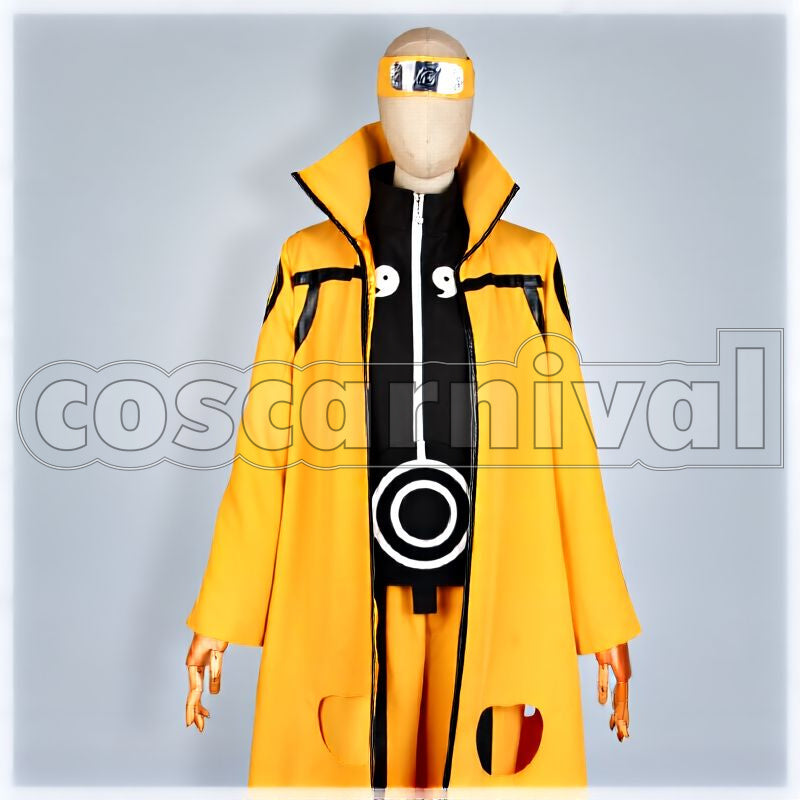Naruto Uzumaki Nine-Tails Chakra Mode Tailed Beast Mode Cosplay cosplay costume from Naruto: Shippuden, detail-1