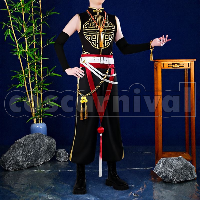 2nd Anniversary Kaisei Chinese-Style Outfit Cosplay cosplay costume from Nijisanji 3SKM, front view 2