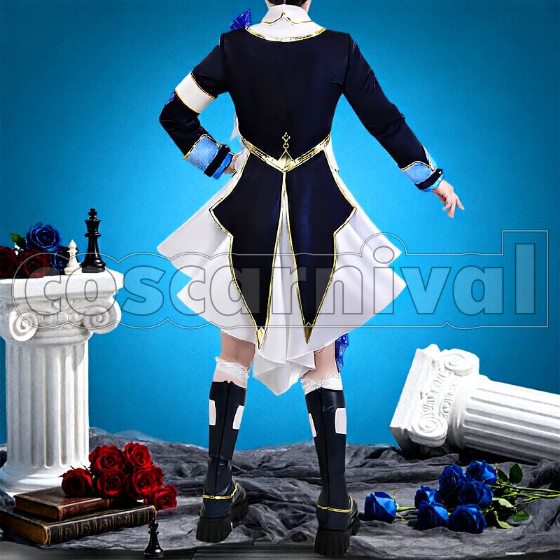 Anniversary LIVE CONCERTO Shioriha Ruri Live Outfit Cosplay cosplay costume from Nijisanji 8th, back view