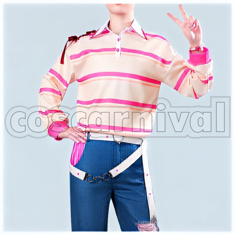Wen Gyaurufu Merch Outfit Cosplay cosplay costume from NIJISANJI Akagi, front view 1