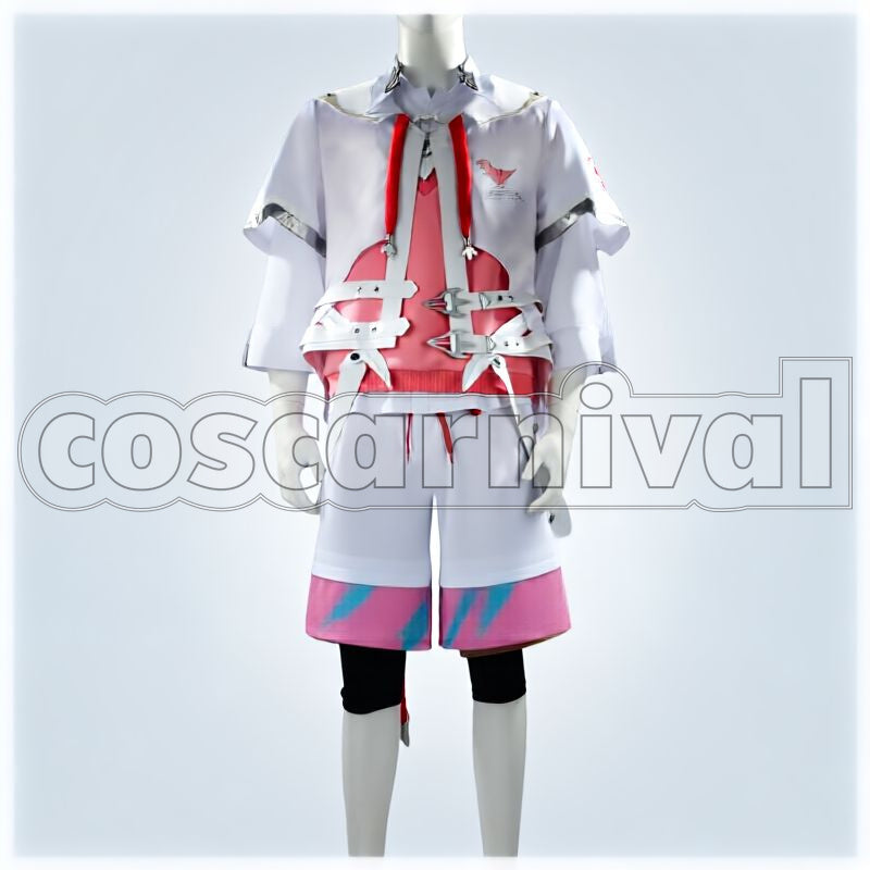 Wen Post-Transformation Cosplay cosplay costume from NIJISANJI Akagi, front view 1