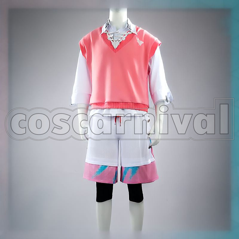 Wen Post-Transformation Cosplay cosplay costume from NIJISANJI Akagi, front view 3
