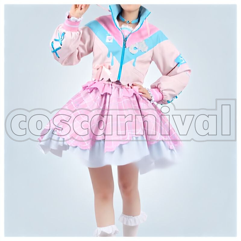 Kokoro New Outfit Cosplay cosplay costume from NIJISANJI Amamiya, front view 1
