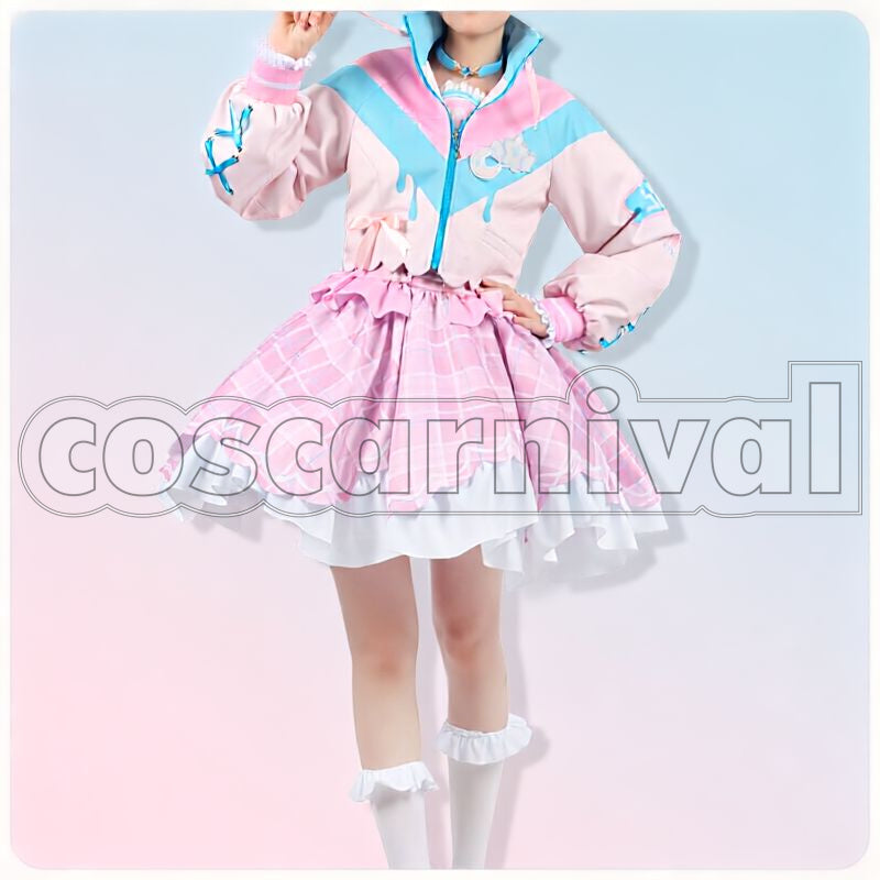 Kokoro New Outfit Cosplay cosplay costume from NIJISANJI Amamiya, front view 2