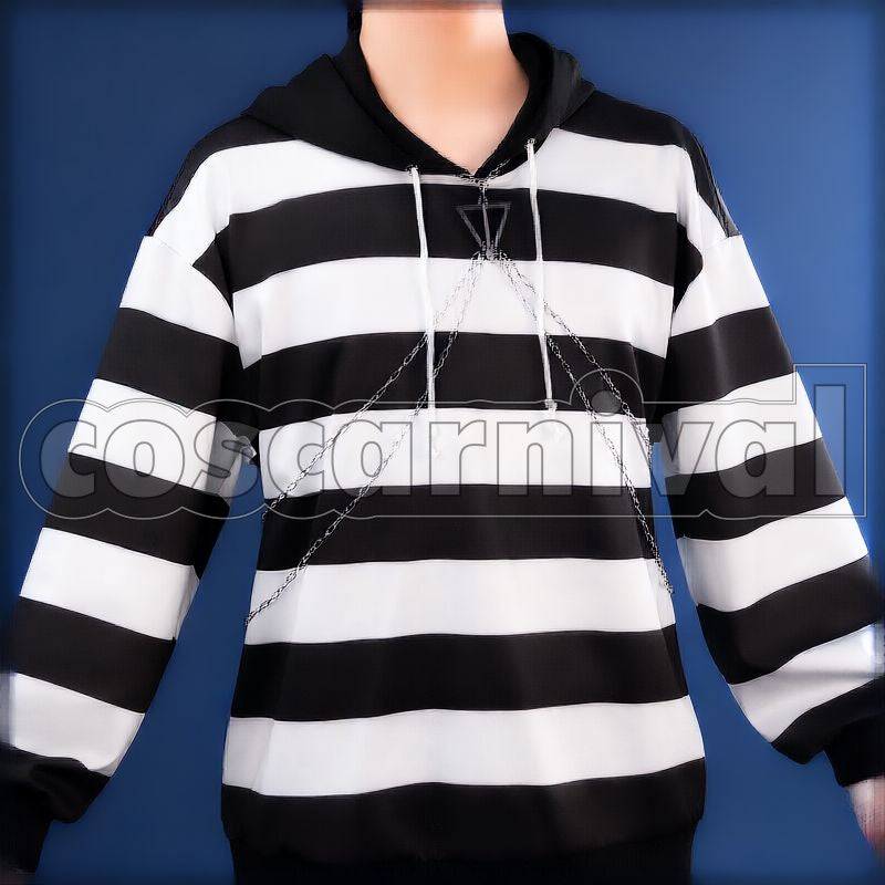 Prisoner No.108 Kenmochi Toya Cosplay cosplay costume from Nijisanji Cellmates, kenmochi toya 27336 detail view 2