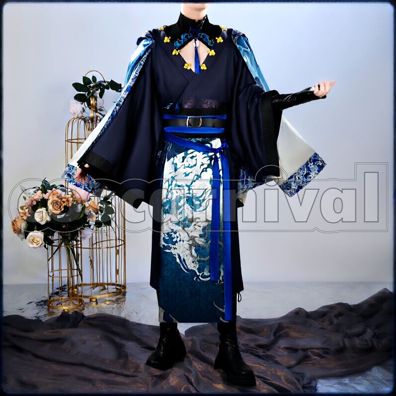 Emaki Milan Kestrel China-Style Cosplay cosplay costume from NIJISANJI Chuka, front view 2