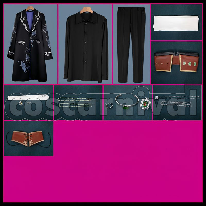 Inami Rai 3rd Anniversary Cosplay cosplay costume from Nijisanji Dytica, set view