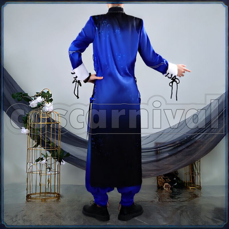 Koyanagi Rou 2nd Anniversary Cosplay cosplay costume from NIJISANJI Dytica, back view 2