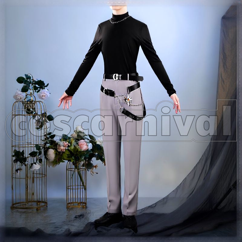 Kaelix Debonair Cosplay cosplay costume from NIJISANJI EN, front view 5