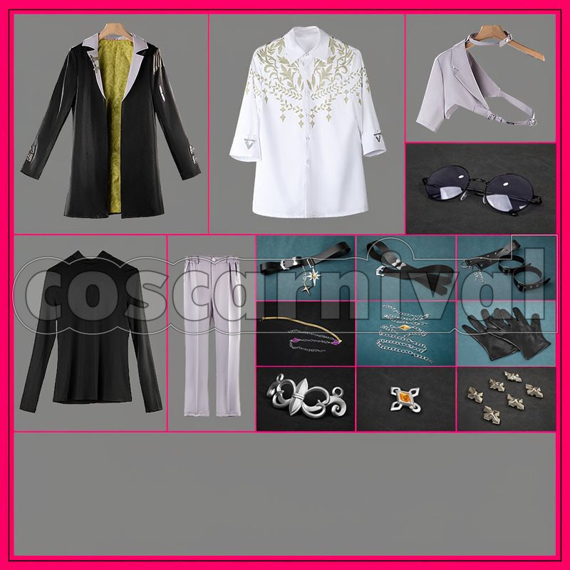 Kaelix Debonair Cosplay cosplay costume from NIJISANJI EN, set view