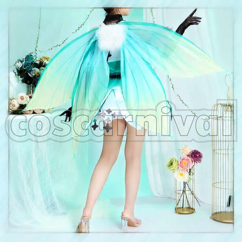 Pomu Rainpuff Cosplay cosplay costume from NIJISANJI EN, back view 1
