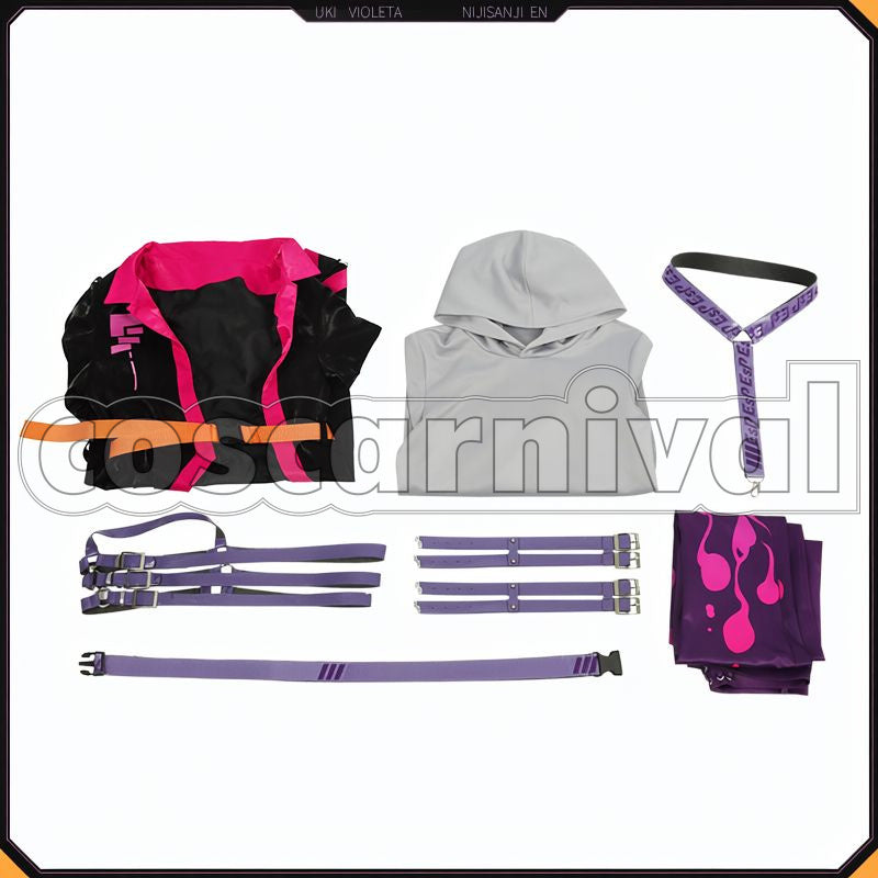 Uki Violeta Cosplay cosplay costume from NIJISANJI EN, set view