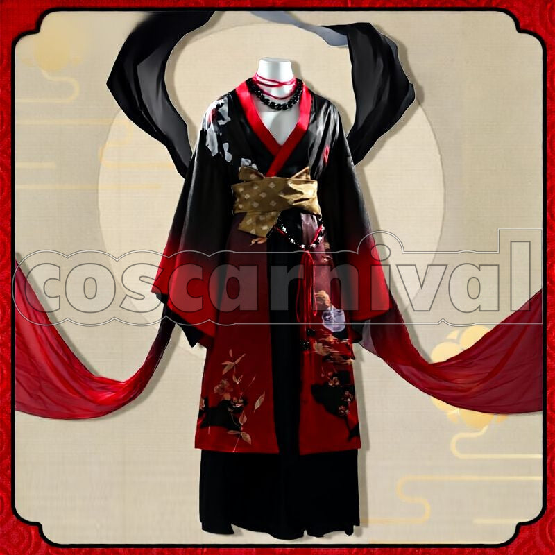 Vox Akuma New Outfit Cosplay cosplay costume from NIJISANJI EN, front view 3