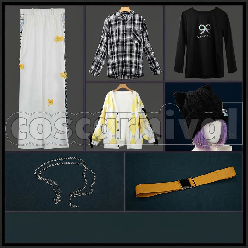 Kanato 3rd Anniversary Cosplay cosplay costume from NIJISANJI Fura, set view