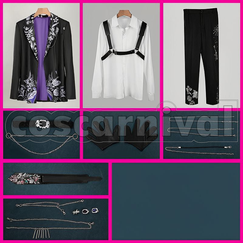 Minato Fuwa-gusa Cosmetics Collab Outfit Cosplay cosplay costume from Nijisanji Fuwa, set view