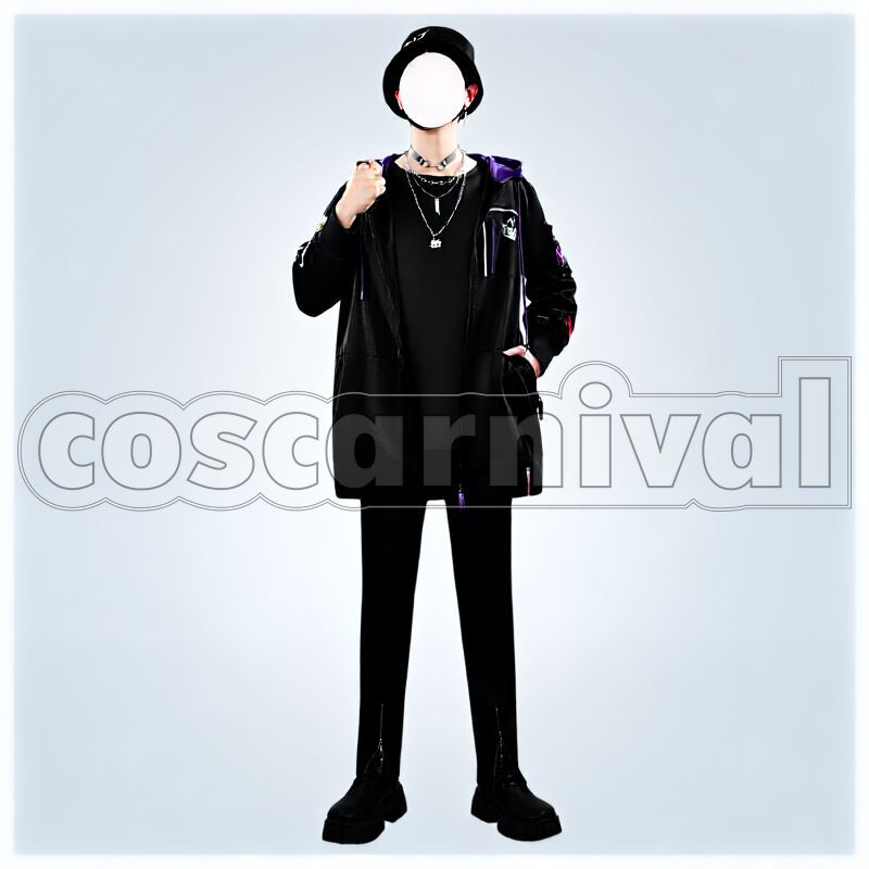 Minato New Outfit Cosplay cosplay costume from NIJISANJI Fuwa, front view 1
