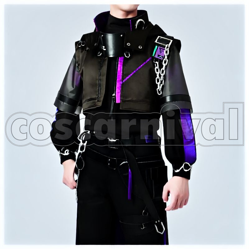 Minato New Outfit Revised Version Cosplay cosplay costume from NIJISANJI Fuwa, front view 1
