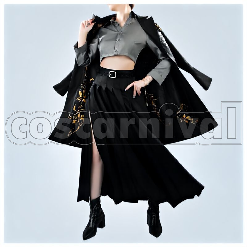 Kaede Nanajigen Seitokai Cosplay cosplay costume from NIJISANJI Higuchi, front view 1