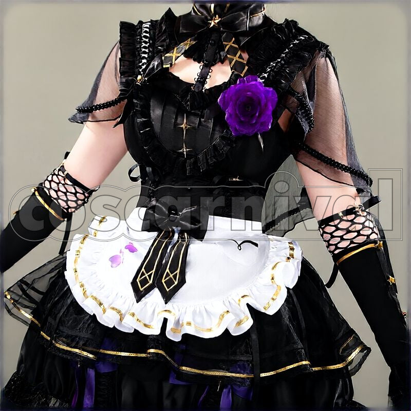 Sara Gothic Lolita-Style New Cosplay cosplay costume from NIJISANJI Hoshikawa, detail 1 view 1