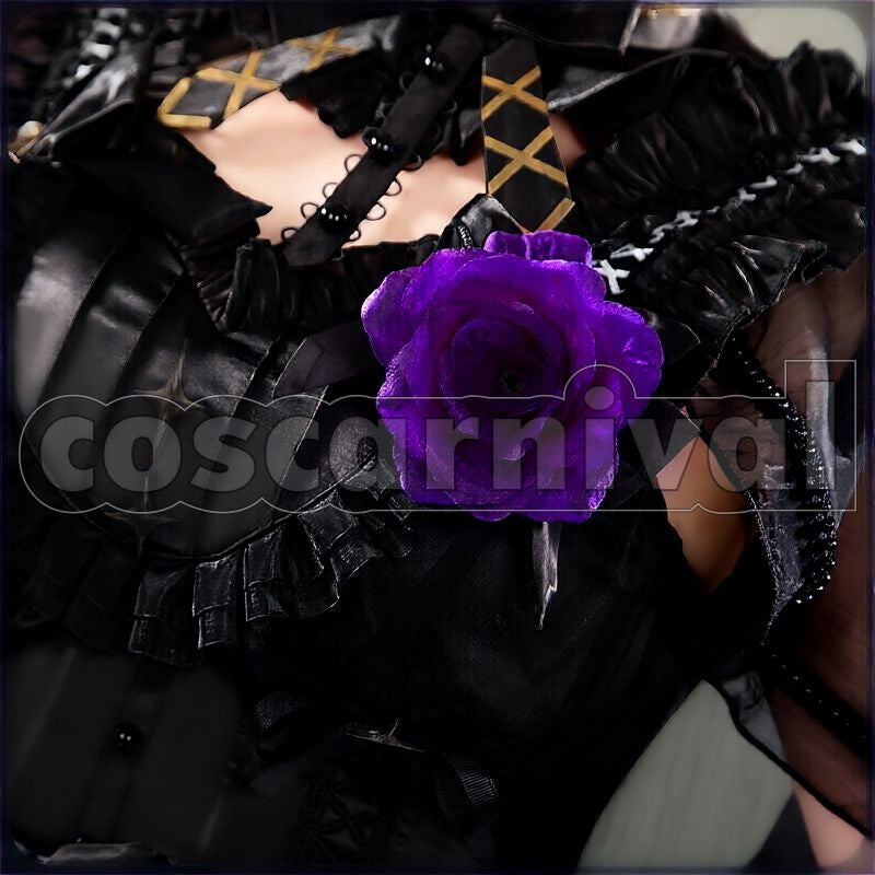 Sara Gothic Lolita-Style New Cosplay cosplay costume from NIJISANJI Hoshikawa, detail 1 view 2