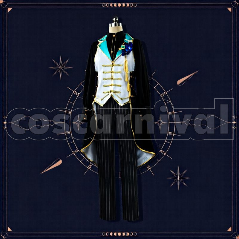 Haru New Outfit with Hat Cosplay cosplay costume from NIJISANJI Kaida, front view 3