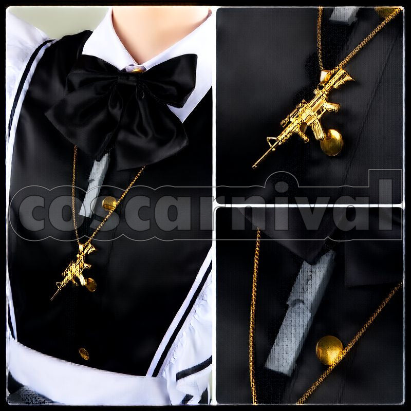 Maid Outfit New Cosplay cosplay costume from NIJISANJI Kanae, detail 2 view 1