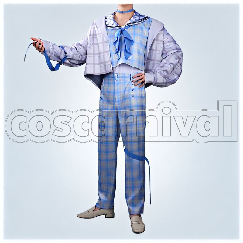 New Retro Style Sailor Outfit Cosplay cosplay costume from Nijisanji Kanae, front view 1