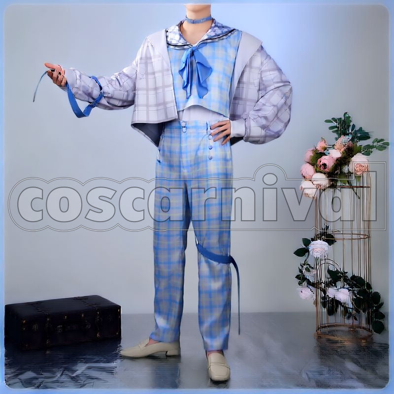 New Retro Style Sailor Outfit Cosplay cosplay costume from Nijisanji Kanae, front view 2