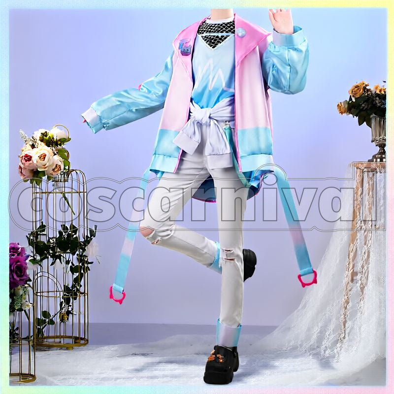 PokecoloTwin Outfit Cosplay cosplay costume from Nijisanji Kanae, front view 2