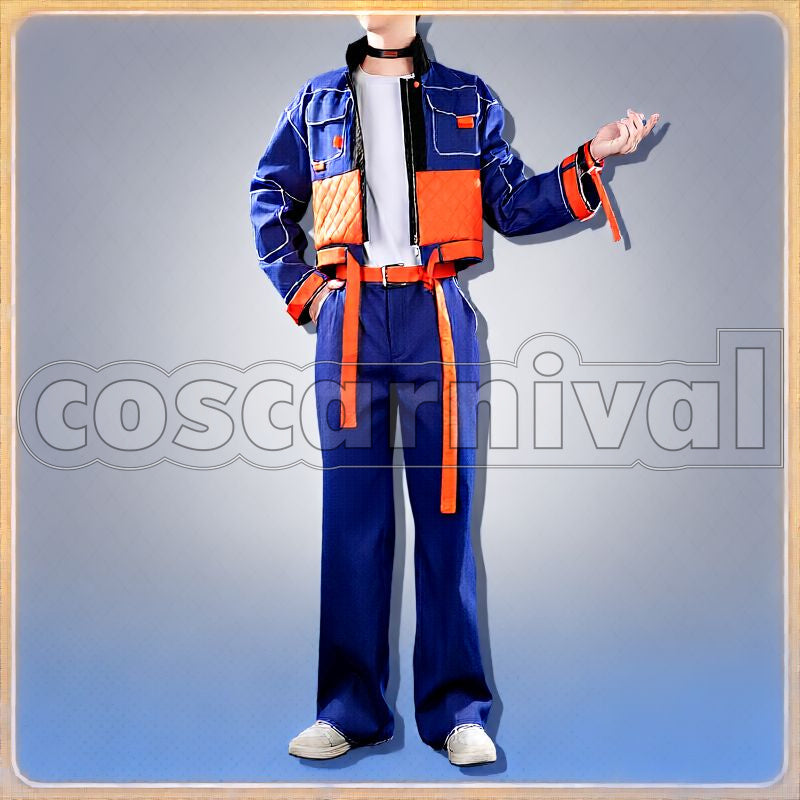 Yusei New Outfit Cosplay cosplay costume from Nijisanji Kitami, front view 3