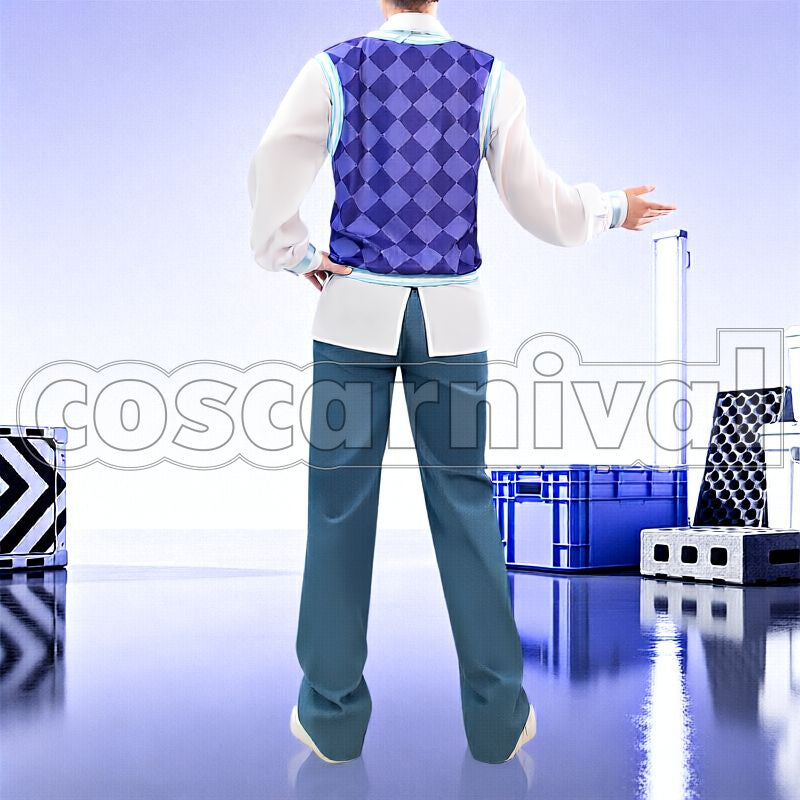Rou Gyaurufu Merch Outfit Cosplay cosplay costume from NIJISANJI Koyanagi, back view