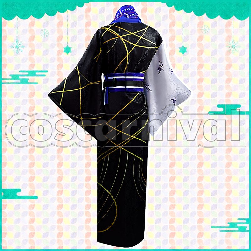 Rou Yukata Cosplay cosplay costume from Nijisanji Koyanagi, back view 2