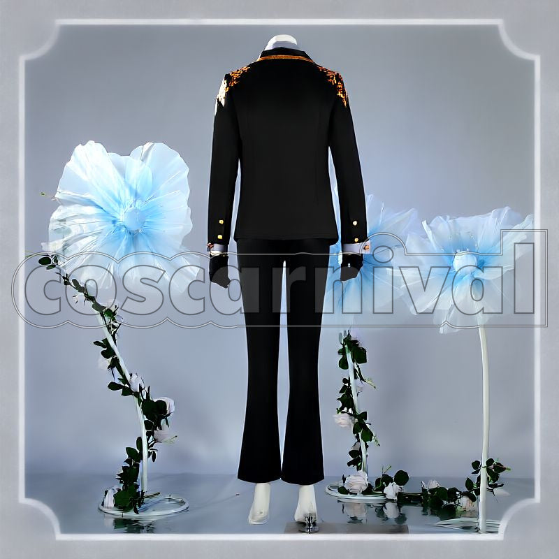 ChroNoiR 5th Anniversary Outfit Cosplay cosplay costume from NIJISANJI Kuzuha, back view