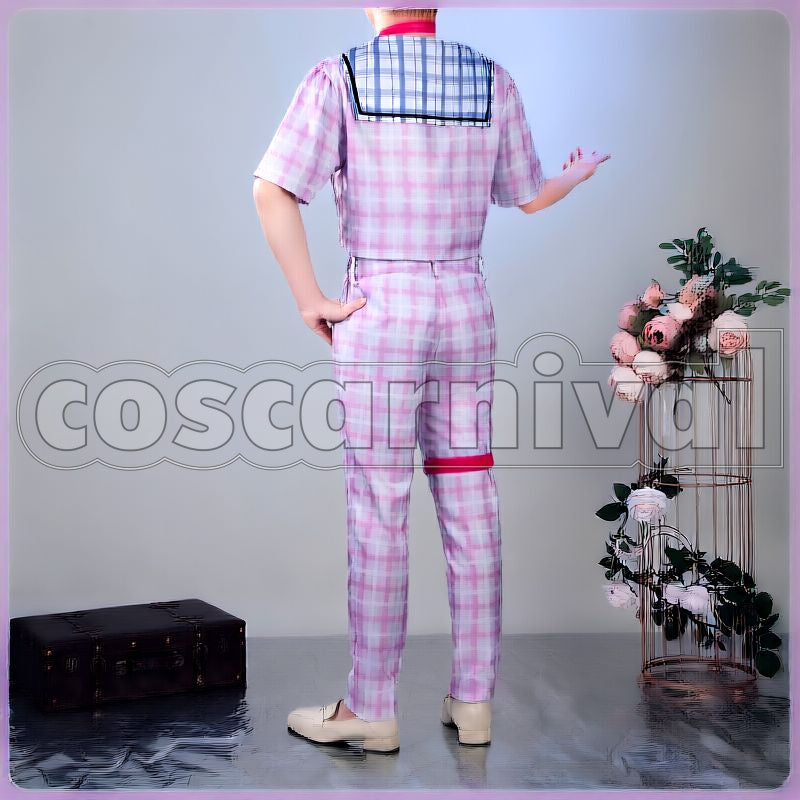 New Retro Style Sailor Outfit Cosplay cosplay costume from Nijisanji Kuzuha, back view 2
