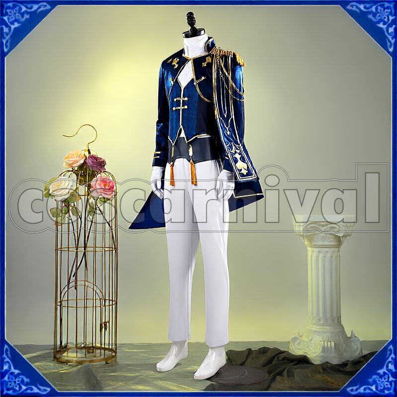 Vincent SYMPHONIA 5th Anniversary Live Outfit Cosplay cosplay costume from Nijisanji Leos, front view 3