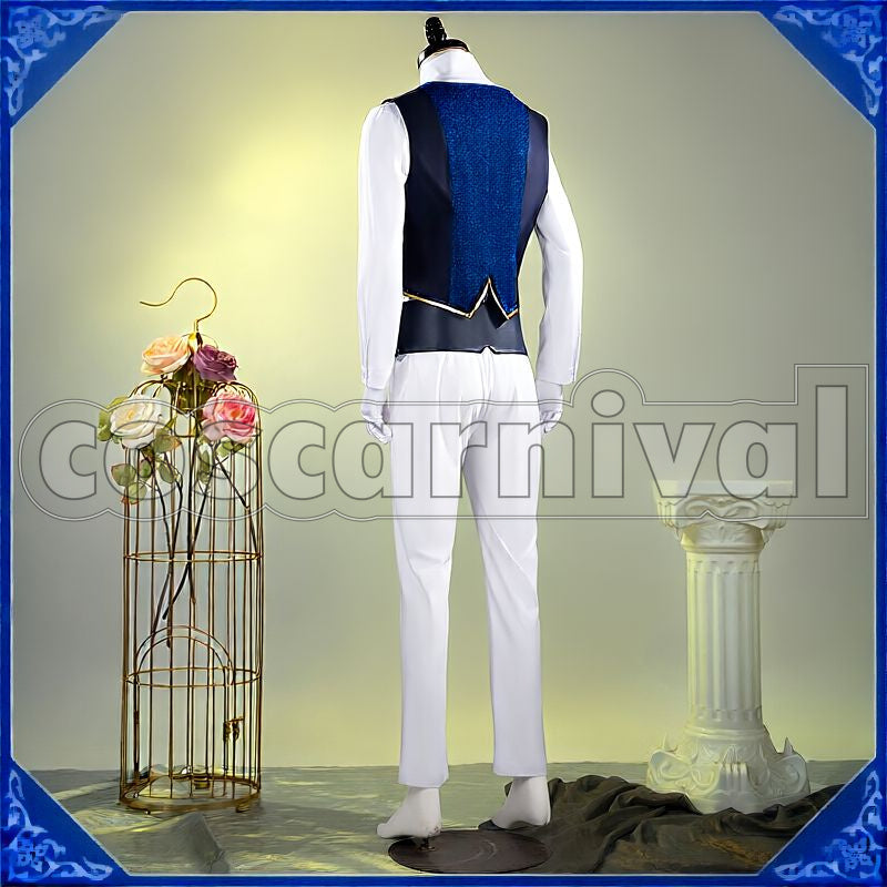 Vincent SYMPHONIA 5th Anniversary Live Outfit Cosplay cosplay costume from Nijisanji Leos, back view 2