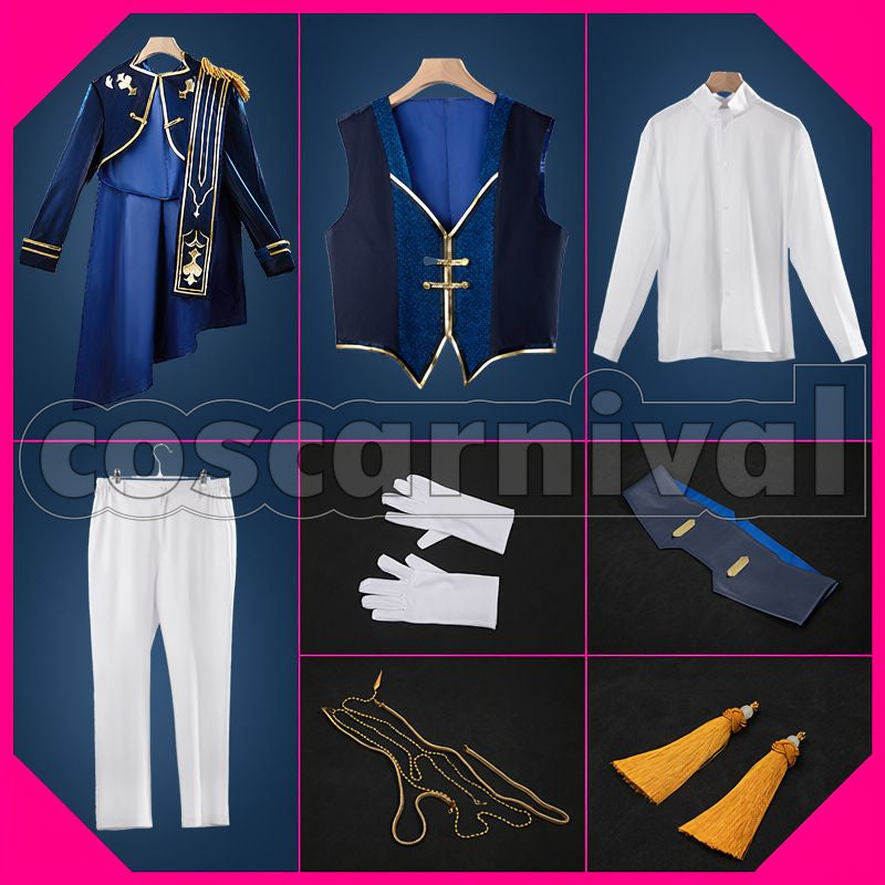 Vincent SYMPHONIA 5th Anniversary Live Outfit Cosplay cosplay costume from Nijisanji Leos, set view