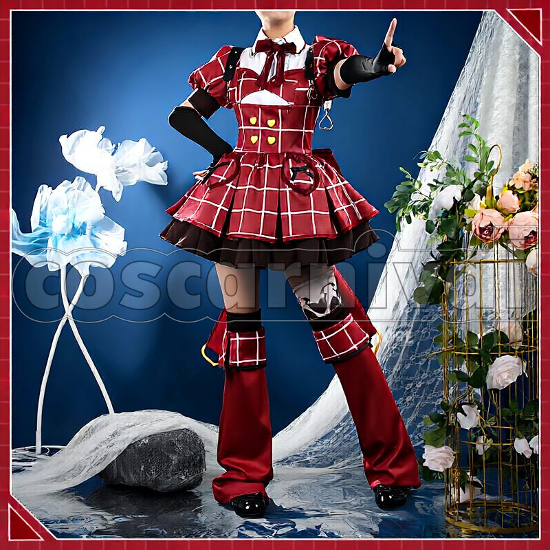 Ririmu Sign is B MV Outfit Cosplay cosplay costume from Nijisanji Makaino, front view 2