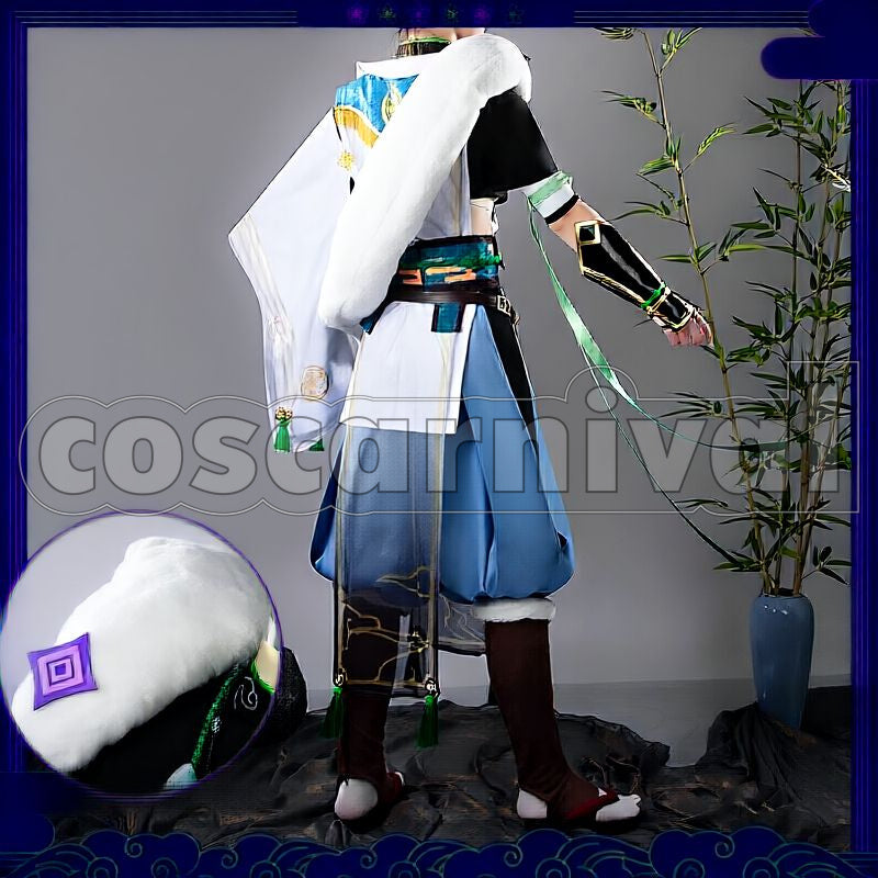 Kagetsu Post-Transformation Cosplay cosplay costume from Nijisanji Murakumo, back view
