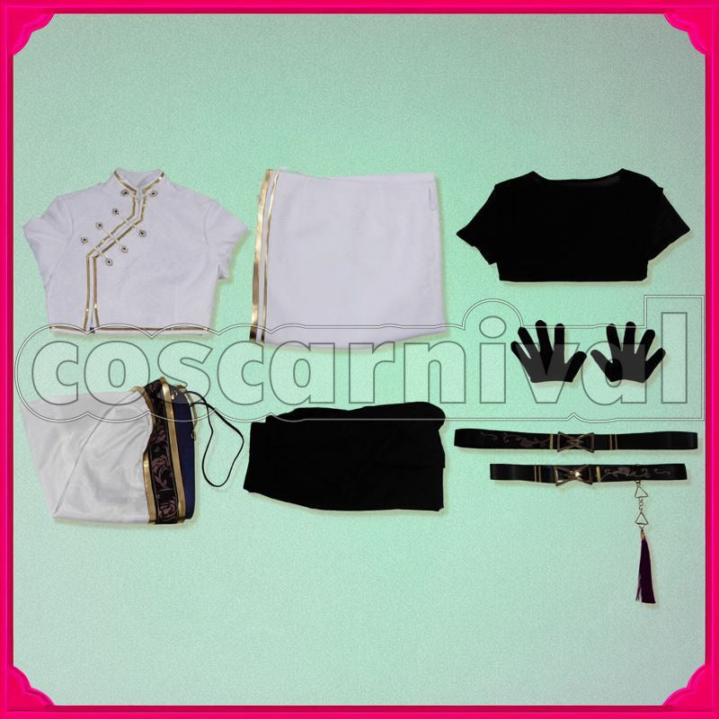 Kei China-Style New Outfit Cosplay cosplay costume from NIJISANJI Nagao, set view