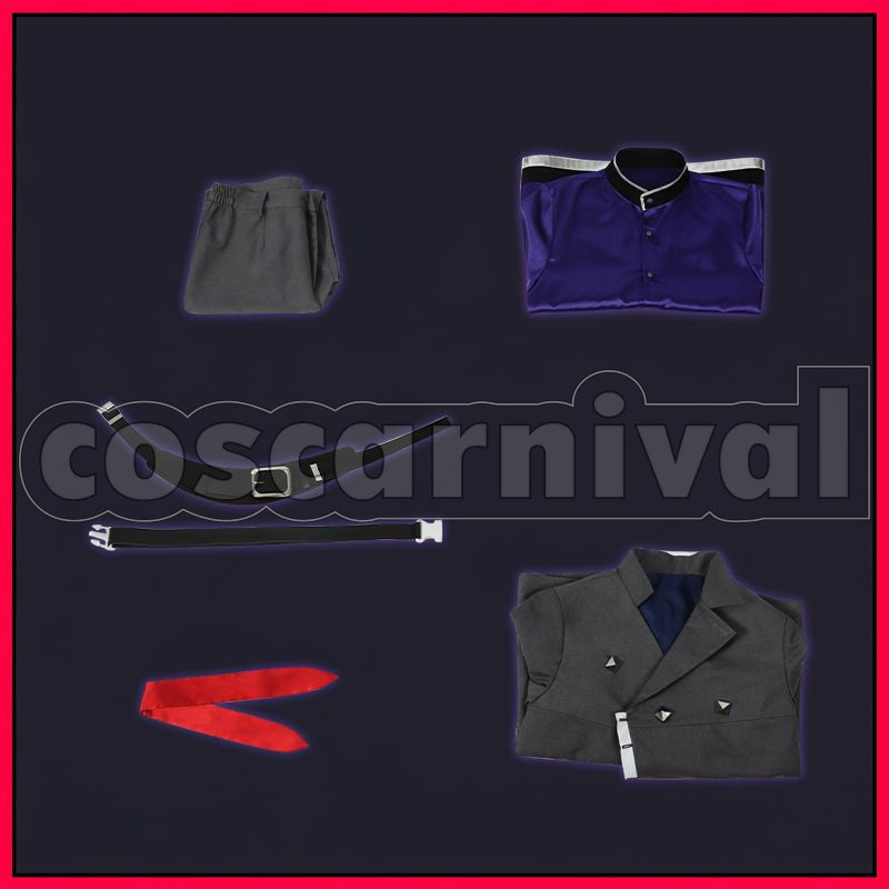 Kenmochi Toya Cosplay cosplay costume from NIJISANJI ROF-MAO, set view