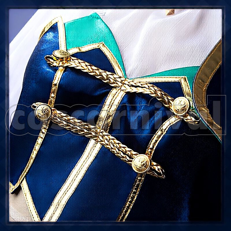SYMPHONIA 5th Anniversary Live Outfit Cosplay cosplay costume from Nijisanji Ryushen, detail 1 view 2