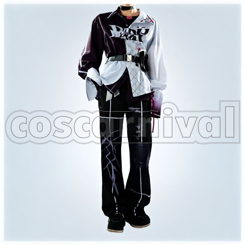 Ittetsu Without Jacket Cosplay cosplay costume from NIJISANJI Saiki, front view 1