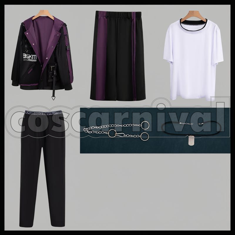 Ness Casual New Outfit Cosplay cosplay costume from Nijisanji Sakaki, set view